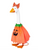 Giddy the Goose Pumpkin Poncho Outfit