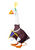 Giddy the Goose Football Field Goal Post Outfit