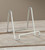 Tripar 6" Silver Square Wire Display Stand