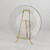 12" Gold Straight Edge Easel