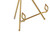 11" Gold Keller Metal Easel