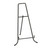 12" Black Straight Edge Easel