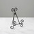 9" Black Stratford Metal Easel