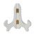 5" White Premium Wood Stand