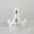 5" White Premium Wood Stand