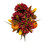 Burgundy Mum Pumpkin Bush With Corn