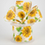 Linen Sunflower Ribbon: Ivory 2.5"