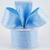 Turquoise Glitter Ribbon 2.5"