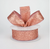 Rose Gold Satin Glitter Ribbon 1.5"