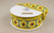 Sunflower Wired Ribbon with Yellow Fringe Trim 2.5"