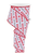 Georgia Diagonal Print Wired Ribbon 2.5"