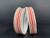 French Stripe Ribbon: Ivory & Red 7/8" X 10YD
