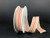French Stripe Ribbon: Ivory & Rust Orange 7/8" X 10YD