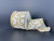 Ivory Linen & Gold Glitter Swirls Wired Ribbon 2.5"