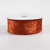 Dark Orange Lush Velvet Wired Ribbon 1.5"