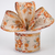Pumpkins & Pampas Grass Plaid Border Wired Ribbon 2.5"