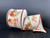 Ivory "Thankful" Leaves & Garland Linen Wired Ribbon 2.5"