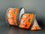 Orange Spider & Web Wired Ribbon 2.5"