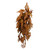 30" Golden Tan Fern Leaf Hanging Bush
