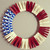 12" Wire Wreath Form- Flag Clothespin Wreath