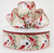 Natural Linen Cardinal Birdhouse Wired Ribbon 2.5" X 100FT