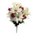 Cream Poinsettia Bush with Red Berries