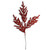 22" Red Glittered Pine Christmas Spray