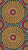 58" Wide Gold Metallic African Circle Print Cotton Fabric