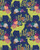 Rustique Yes Deer Floral Deer Cotton Fabric