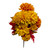 Orange Gold Ball Mum Bush