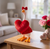 Gordy the Goose Valentine's Day Fabric Outfit Set (Tabletop)