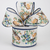 Ivory Linen Bird on Berry Branches Ribbon 2.5"