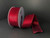 Red Glitter Lush Velvet Wired Ribbon 1.5"