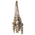 Set of 6 Natural Wood Bead Ornaments