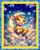 Moo on the Moon Cow 36" x 45" Cotton Fabric Panel
