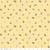 Everbloom Butter Yellow Tossed Floral Sprigs Cotton Fabric