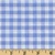 60" Wide Richcheck 1" Blue Gingham Check Fabric