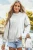 Reversible Mock Neck Oversized Sweatshirt