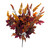Maple Leave Heather Bush - Burgundy/Orange Mix
