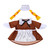 Giddy the Goose Harvest Pilgrim Girl Outfit - Fits 21" Porch Goose