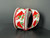 Sitting Cardinal, Pine, and Berries Wired Ribbon 1.5"