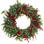 Boxwood Pine Berry Holiday Wreath