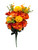 26" Rust / Gold Dahlia Ranunculus Mixed Bush