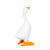 Gordy the Desktop Resin Magnetic Key Holder Goose