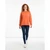 Oversized Lightweight Raglan Mock Neck Sweatshirt