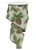 Pinecone and Pine Needles Royal Wired Ribbon 2.5"