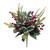 Mixed Evergreen & Variegated Holly Bush with Red Berries