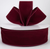 2.5" Burgundy Wired Velvet Ribbon (25 yards)