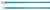 Susan Bates Silvalume Single Point Knitting Needles 10" Size 8 - Turquoise