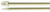 Susan Bates Silvalume Single Point Knitting Needles 14" Size 10 - Light Yellow